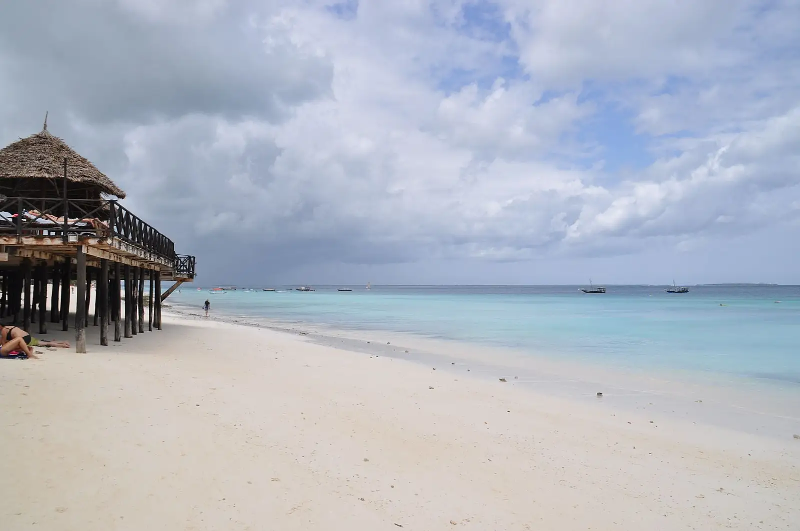 Paje, east coast of Zanzibar, about 1km from Paje centre on the road toward Jambiani, roughly a 5-minute walk to the beach